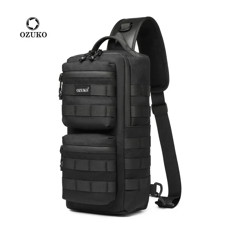 Chest Bag Outdoor Sports Men's Oblique Straddle Shoulder Bag Waterproof Men's One Shoulder Crossbody Bag