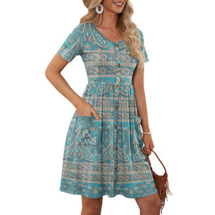 Short Sleeve Summer Dresses For Women