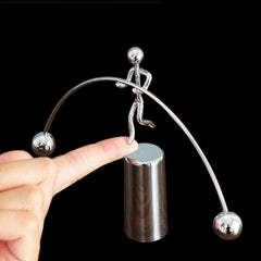 1Pcs Newton Pendulum Ball Men Iron Man Cradle Creative Balance Crafts