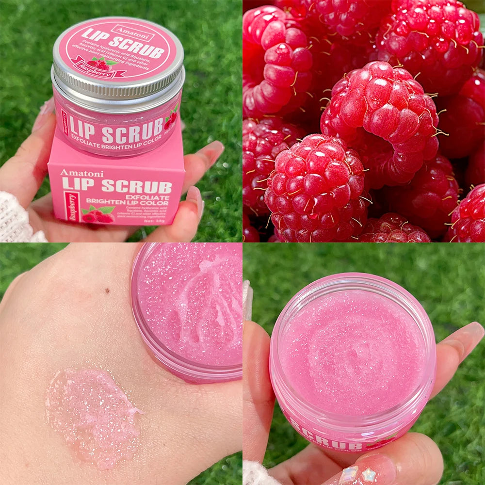 Fruit Flavor Scrub Lip Mask Repair Dead Skin Exfoliating Moisturizing Nourishing Smoothing Repair Lips