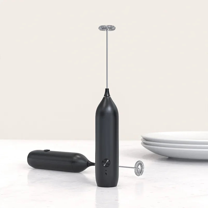 Rechargeable Milk Frother Electric Blender