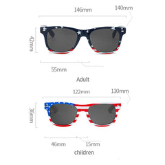 USA Flag Sunglasses Festival Party Mask Fashion Dark Sun Glasses Personalized Adult Kid Prom Jewelry Decoration Wholesale