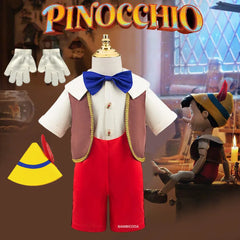 Boys Girls Pino-cchio Cosplay Costume Halloween