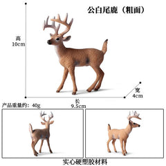 Christmas Children Cognitive Gift Wild Forest Animal Deer Model Simulation Toy