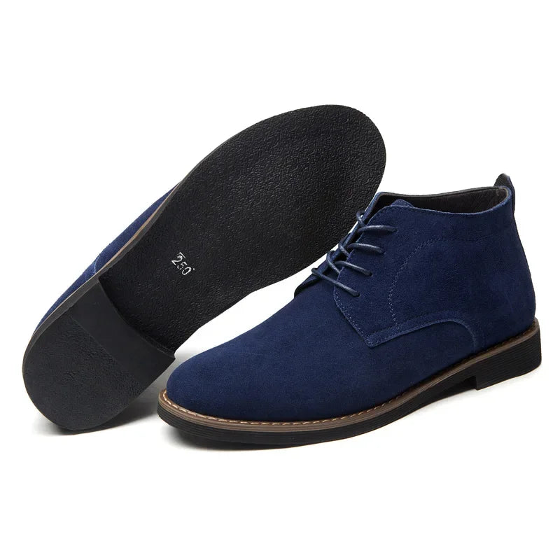 Winter shoes Boots Suede Male Business Casual Leather