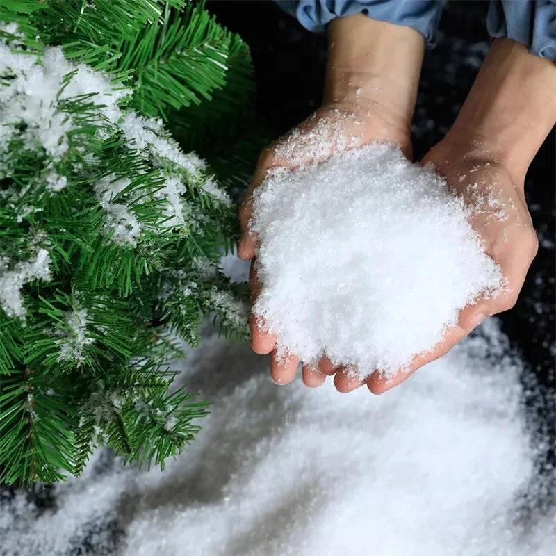 Christmas Decoration Artificial Plastic Dry Snow Powder Xmas Gift