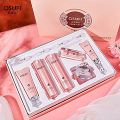 Collagen Anti-Aging Face Skin Care Set Face Wash Oil Control Toner Firming Serum Moisturizing Facial Cream Beauty Products