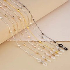 Beaded Glasses Chain for Women Holder Cord Lanyard Necklace Glasses Chain