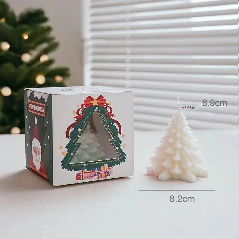 Home Decor Large Size Christmas Tree Modelling Aromatherapy Candle