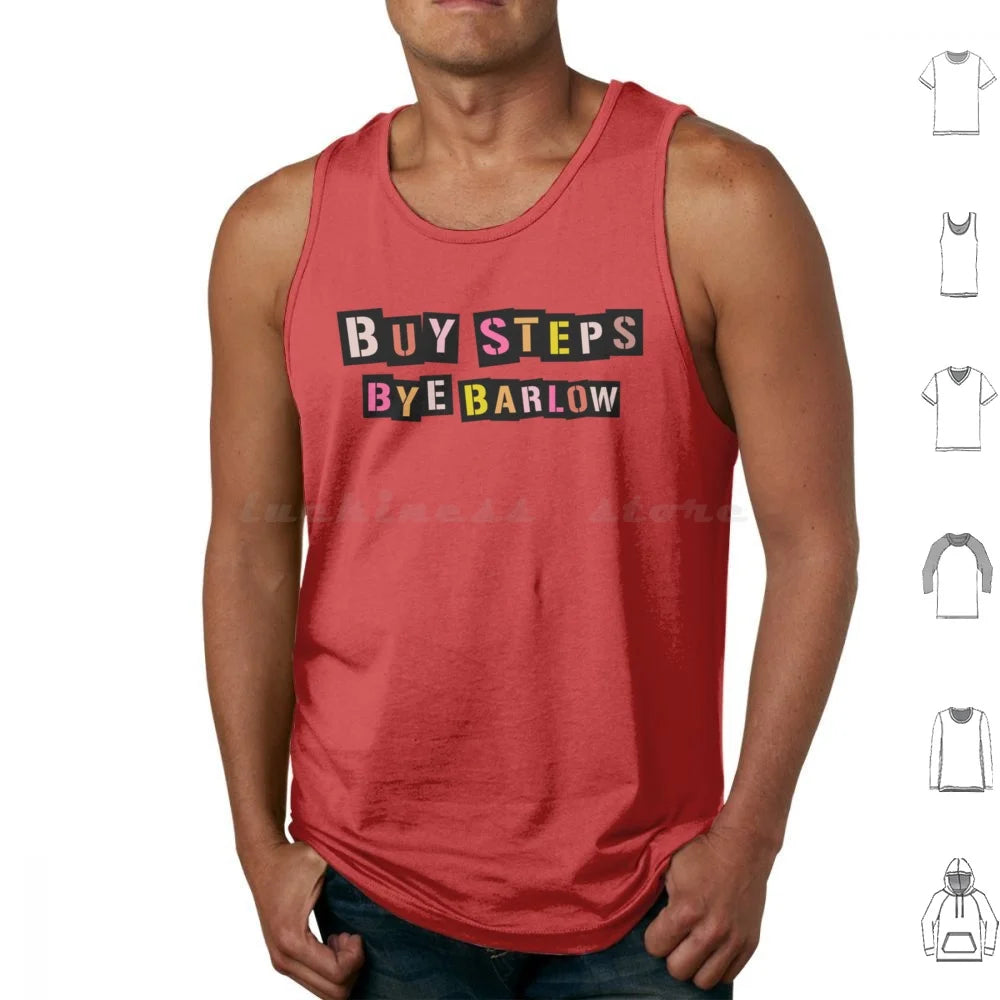 Buy Steps Tank Tops Print Cotton Logo Singer Songs Band Boyband Logo Mark Music Takethat