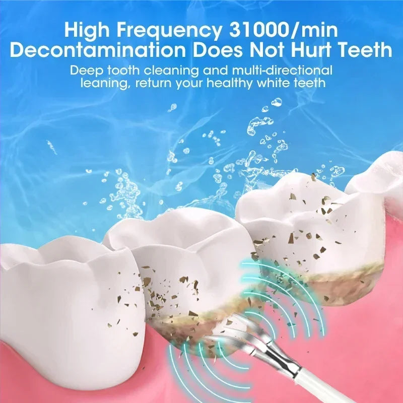 Electric Toothbrush with Sonic Cleaning 3-in-1 for Removing Tartar Whitening Teeth Oral Care