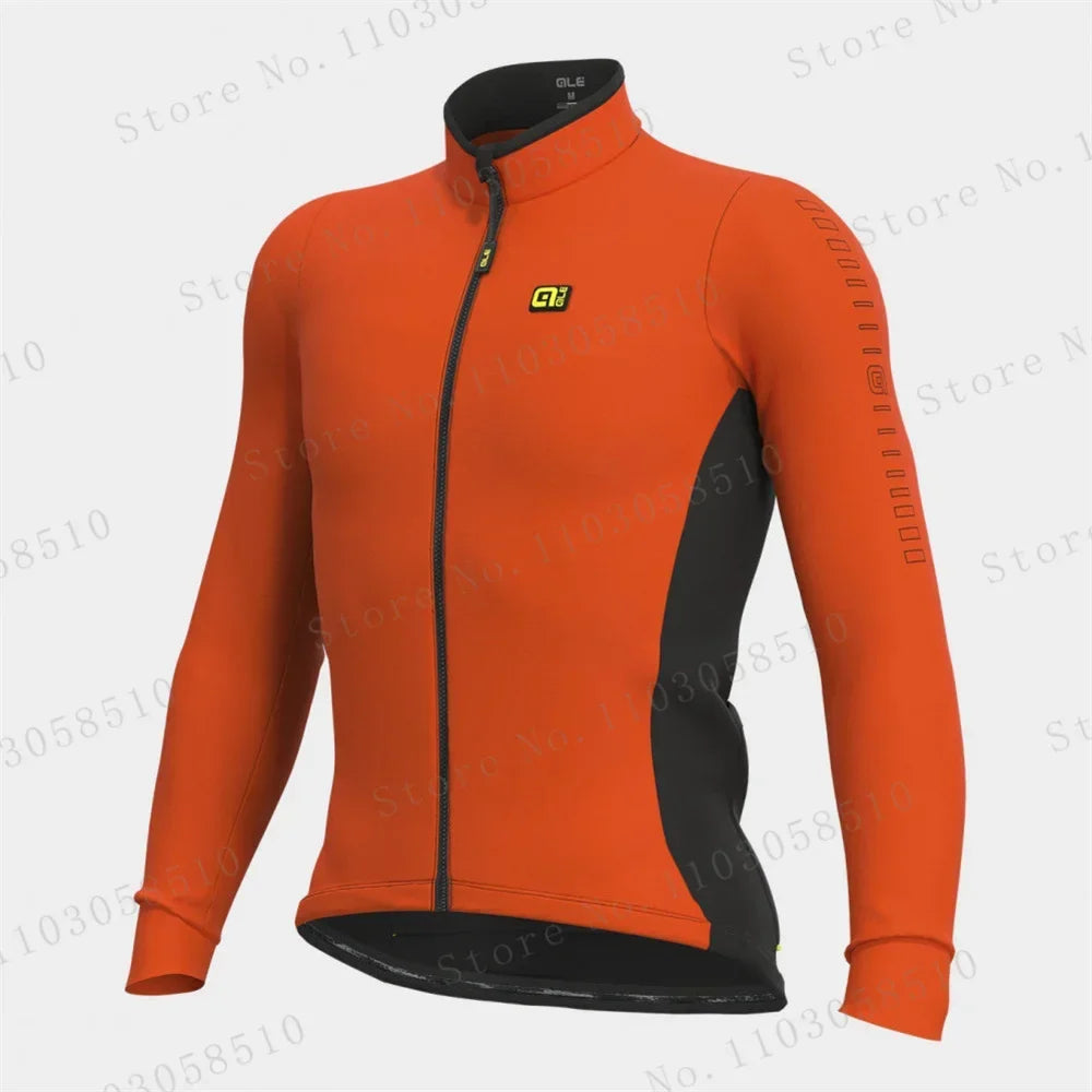 Men's Winter Cycling Jacket Warm Long Sleeve Weatherproof Windbreaker MTB Road Bike Bicycle Fleece Sports Cycling Clothing Coat