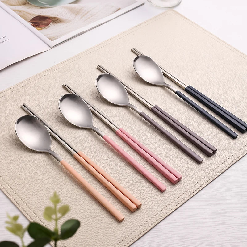 Spoons Chopsticks Tableware Set Spoon Chopsticks Dinnerware Set Kitchenware Dinner Set