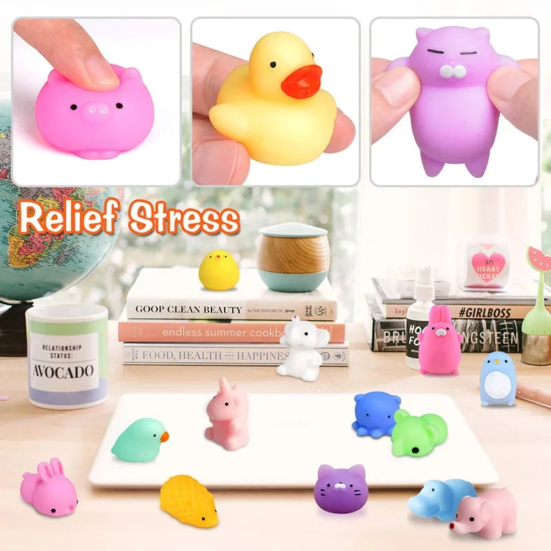 Toy Cute Animal Antistress Ball Squeeze Mochi Rising Toys Abreact Soft Sticky Stress Relief