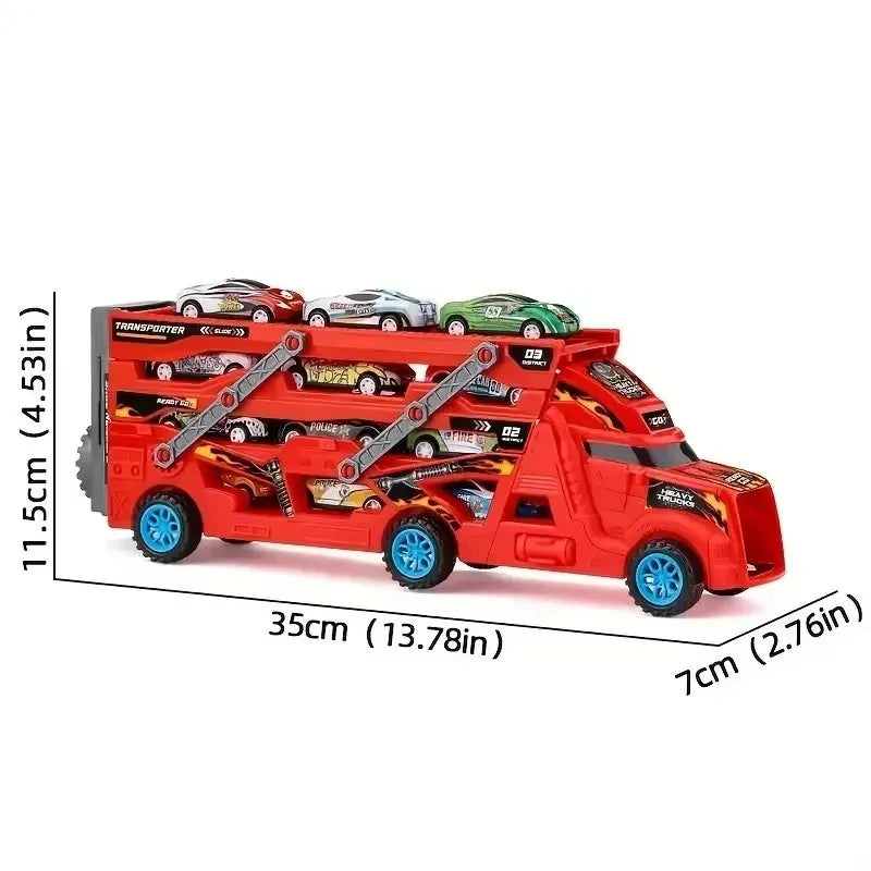 Kid Large Truck Deformation Transporter Car Toys