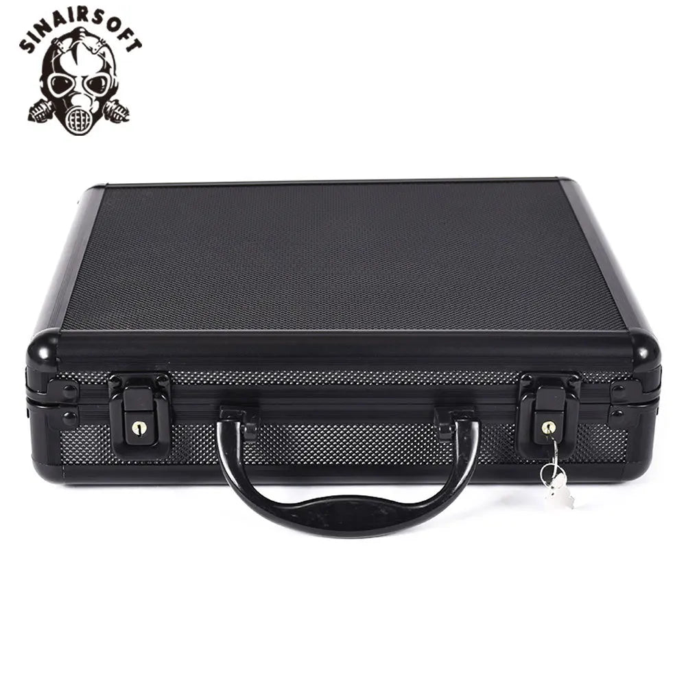 Tactical Aluminum Hard Pistol Case Gun Bag Case