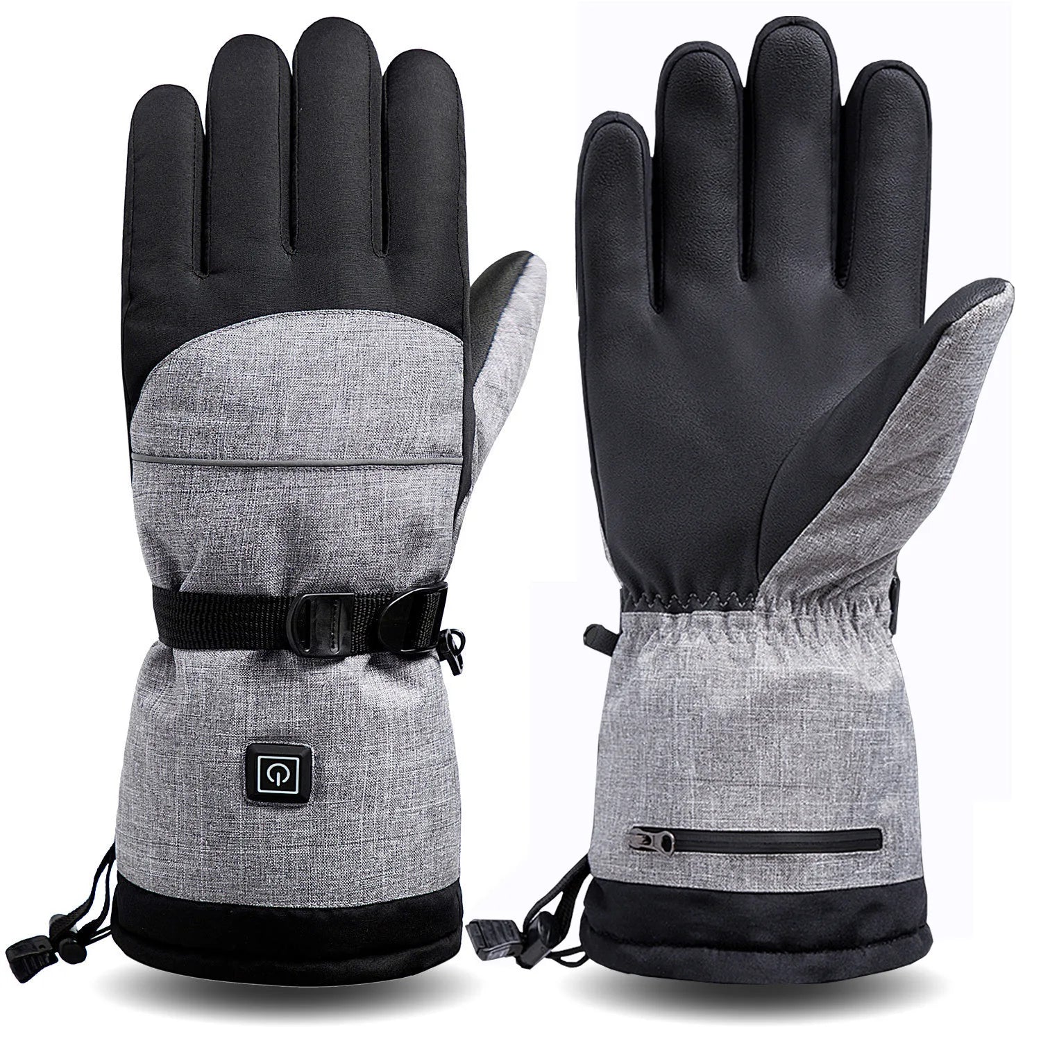 Heated Rechargeable Gloves Electric Heated Gloves Thermal Heat Gloves Winter Warm Skiing Snowboarding Hunting Fishing Cycling