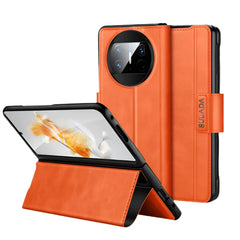 Luxury Leather Magnetic Positioning Phone Cover for Huawei Mate X3 X2 Case Shockproof Full Screen Protection Kickstand