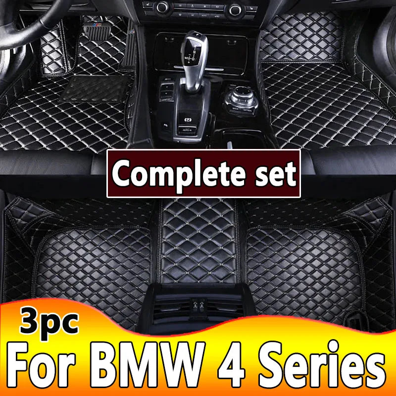 Car Floor Mats Coupe Interior Accessories Artificial Leather