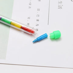 2 Pcs Replaceable Crayon Creative Graffiti Kawaii Pens for Kids Painting Drawing Art Supply School Reward Office Supply