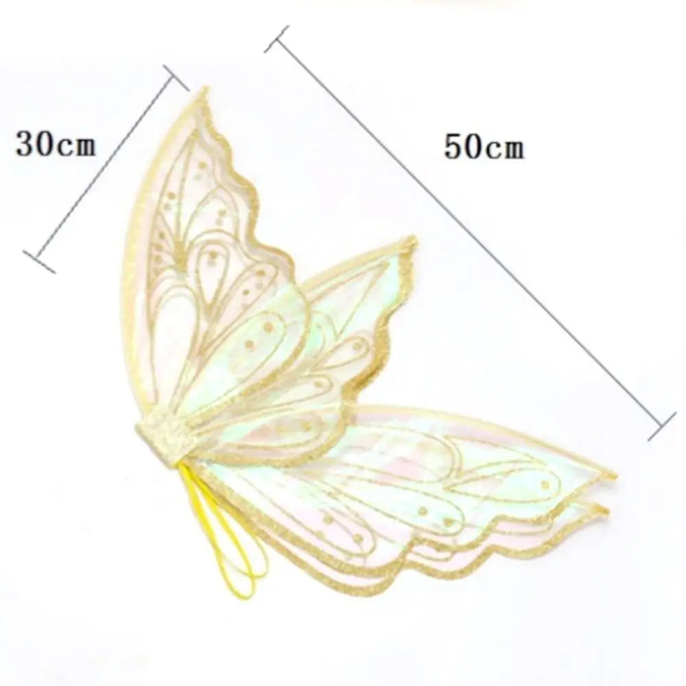 Fairy Wing Costume Elf Angel Butterfly Wings Women Girls Princess Cosplay Halloween Party Dress