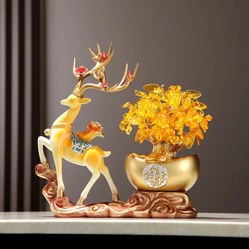 Charm Ornaments Yuan Treasure Fortune Tree Crafts Fashion Atmospheric Animal Painting Exquisite Decorations