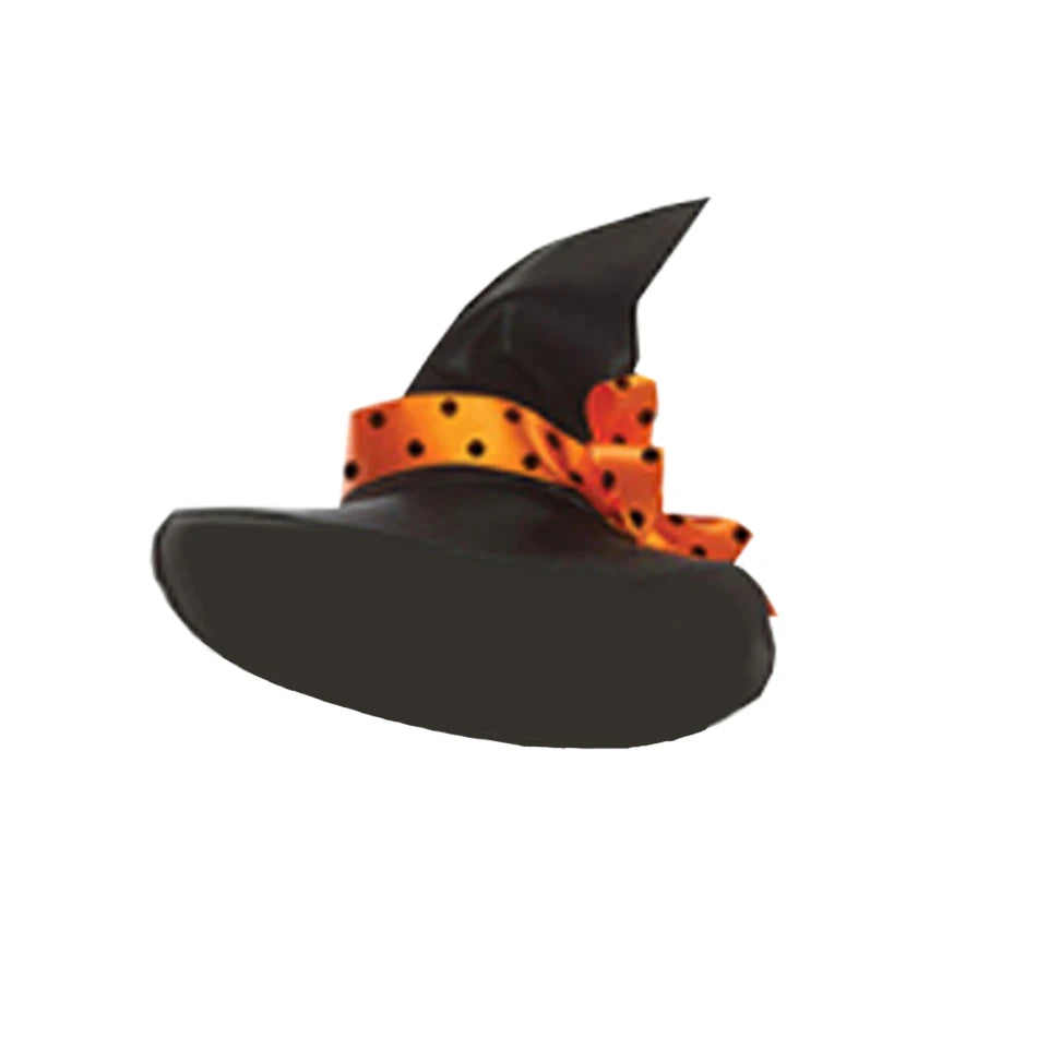 Girls Halloween Cosplay Kids Costume Children Gown Infant Witch Dress Clothing Set Hat Pumpkin Bag Pantyhose