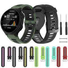 Band For Garmin Forerunner 735XT 735/220/230/235/620/630, Soft Silicone Replacement Straps for Forerunner 235 Band