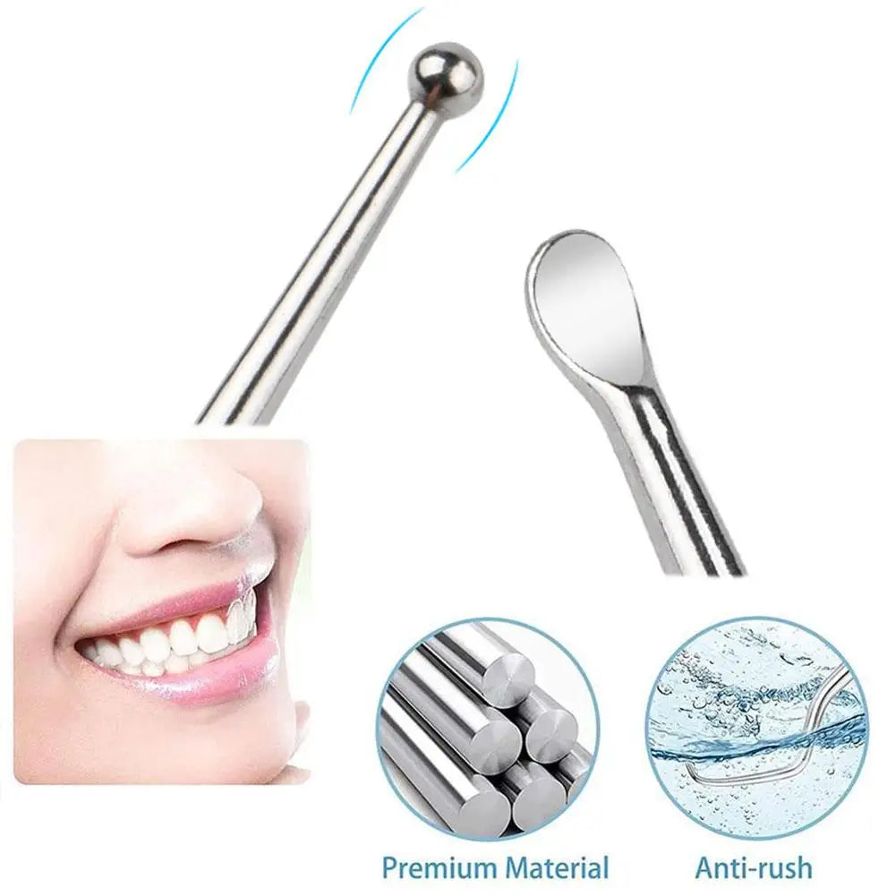 1Pc Tonsil Stone Removal Ear Wax Remover Tool Stainless Steel Remover Mouth Cleaning Care Tools Tonsil Stone Remover Health Care