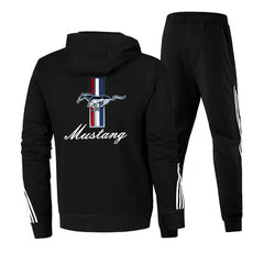 New Men's Ford Mustang Car Logo Printed Hooded Sweatshirt