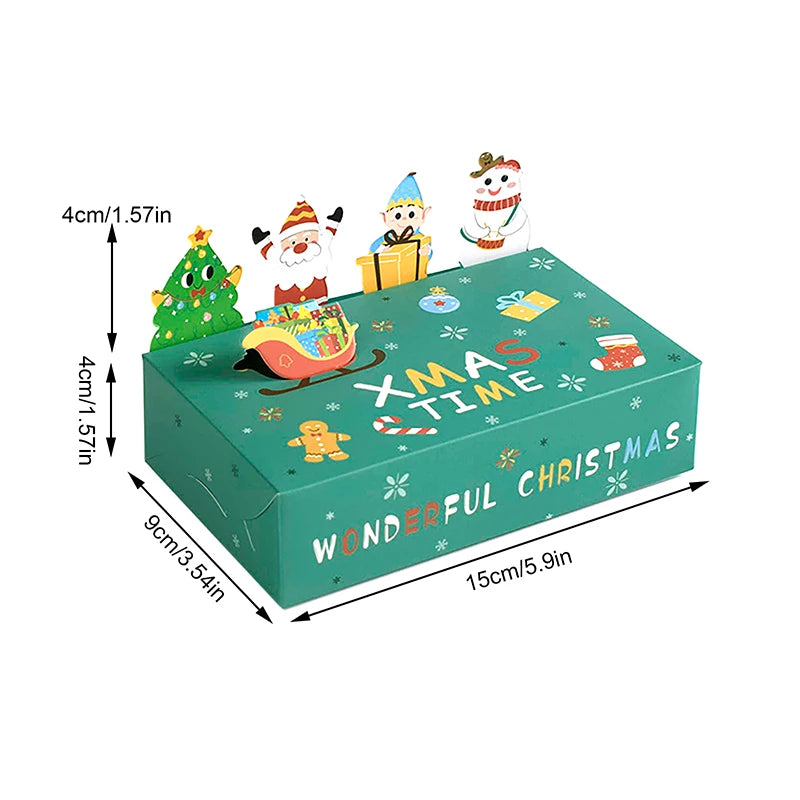 Creative Christmas Gift Box DIY Folding Paper Box Money Birthday Surprise Bounce Box