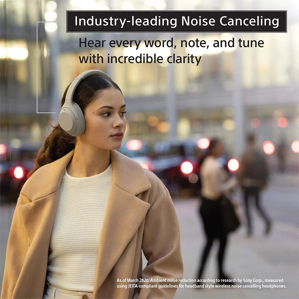 Sony WH-1000XM4 Wireless Industry Leading Noise Canceling Overhead Headphones/ Up to 30-hour Battery Life