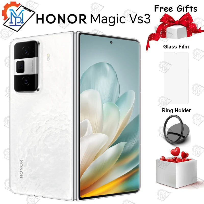 Original HONOR Magic Vs3 5G Foldable Phone 7.92 Inches Folded Screen Snapdragon 8 Gen 2 Camera 50MP Battery 5000mAh Smartphone