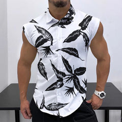 Men's Sleeveless Shirt Fashion Trend HD 3D Printing