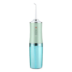 Oral Irrigator USB Rechargeable Water Flosser Cordless Portable Portable Dental Water Jet 220ML Tank Waterproof Teeth Cleaner