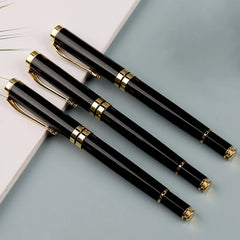 Custom Golden Text Gel Pen For School Supplies Stationary Office Accessories