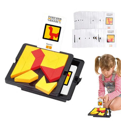 Block Puzzle Toy Children's Puzzle Building Blocks Toy Card Slot Design Preschool Educational Toy