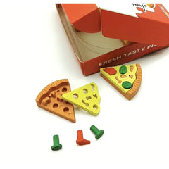 New Style Creative Modeling Simulation Pizza Eraser Student Studying Stationery Supplies