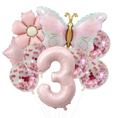 Butterfly Balloons  for Girls Pink Butterfly Foil Balloons for Butterfly Themed Party Wedding  Decors