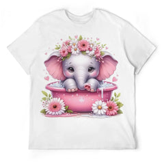 Colorful Indian Elephant Spring Color Festival Gift T-Shirt Festival Wear Clothes Men Clothing Graphic T Shirts Camisetas