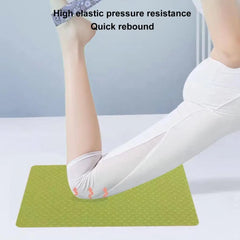 Portable Yoga Mat Thick Non-slip Yoga Knee Pad Cushion for Exercise Wear Resistant Portable Mat with Super Soft Texture for Yoga