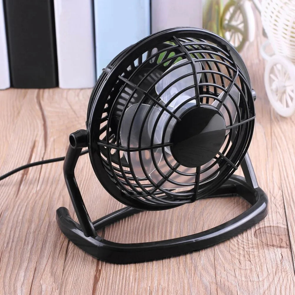 Usb Plug Table Fan Portable Mini Table Fan 360 Degree Rotation Adjustable Clip Fan