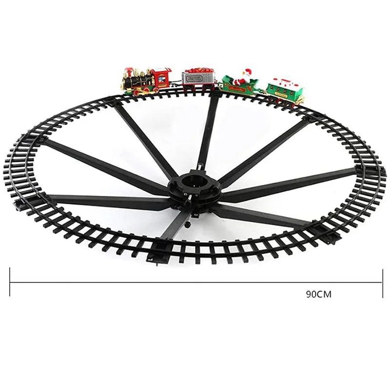 Electric Christmas Train Electric Sound and Light Hangable Christmas Tree