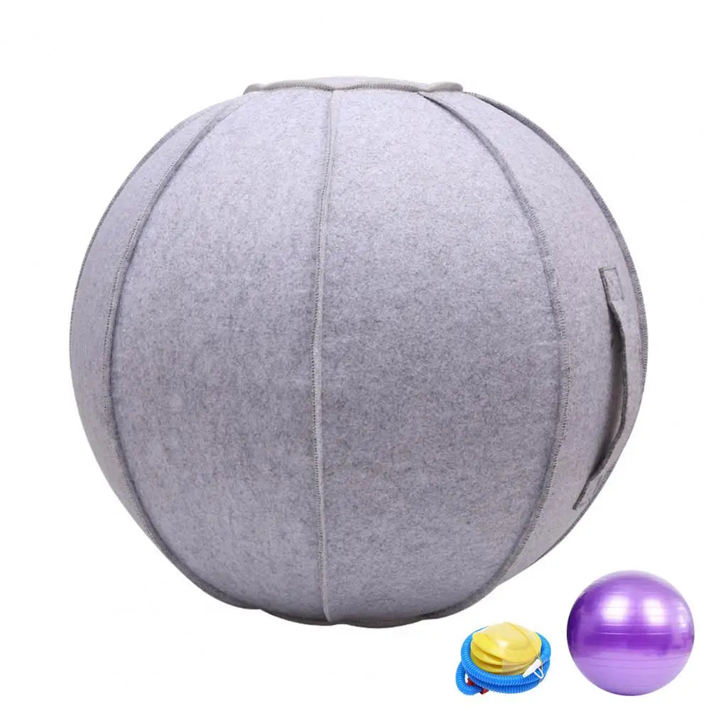 Fitness Balls 1 Set Ergonomic Posture Correction Yoga Ball Elastic Inflatable PVC Exercise Ball