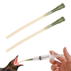 5pcs Bird Feeding Dropper Hose Small Pet Feeder Water Needle Tube Liquid Injection