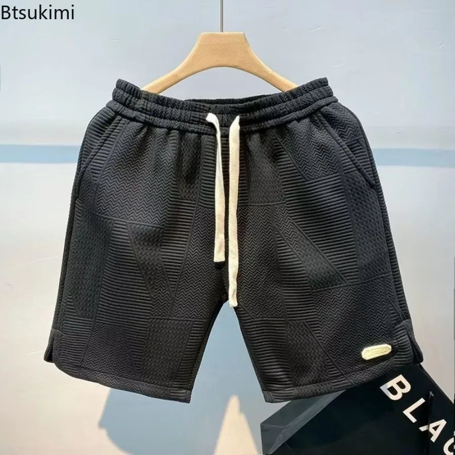 Casual Sport Joggers Pants Solid Loose Drawstring Gym Fitness Shorts Sweatpants Shorts for Male