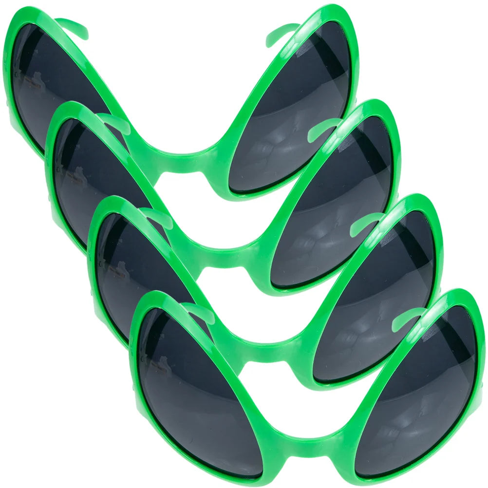 4 Pcs Male Alien Sunglasses Child Mens Novelty Party Eyewear Plastic Eyeglasses