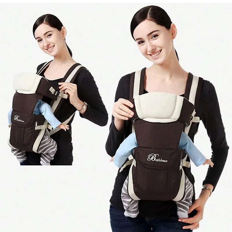 Baby Carrier Backpack Breathable Front Facing 4 in 1 Infant Comfortable Sling Backpack