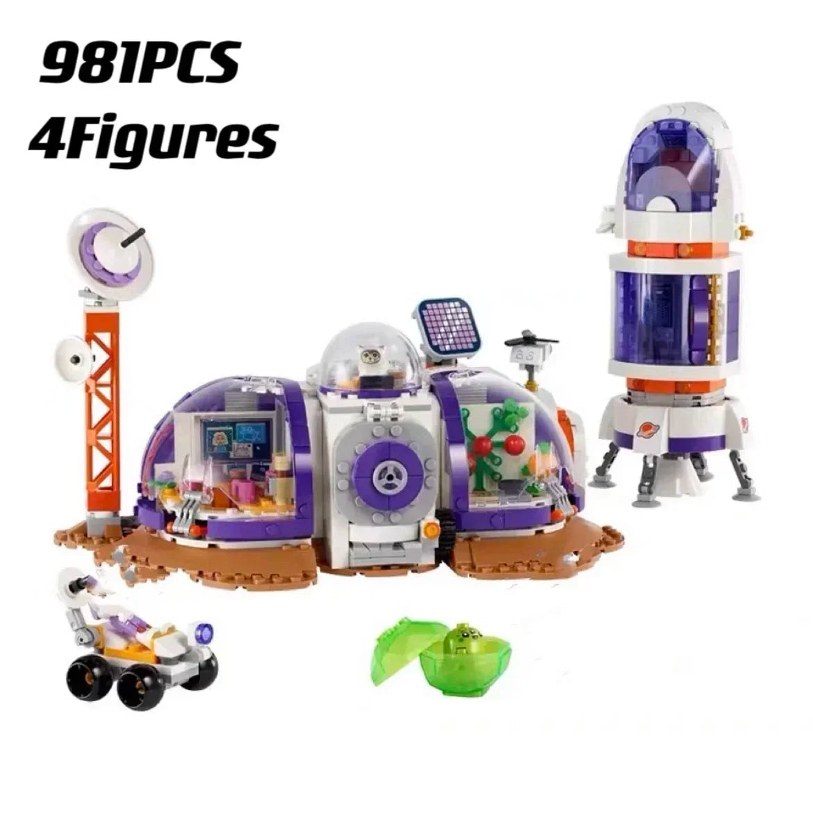 Mars Space Base  Space exploration home decor Toy