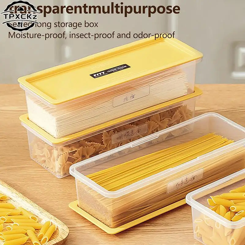 Noodle Storage Box Kitchen Noodle Spaghetti Container Home